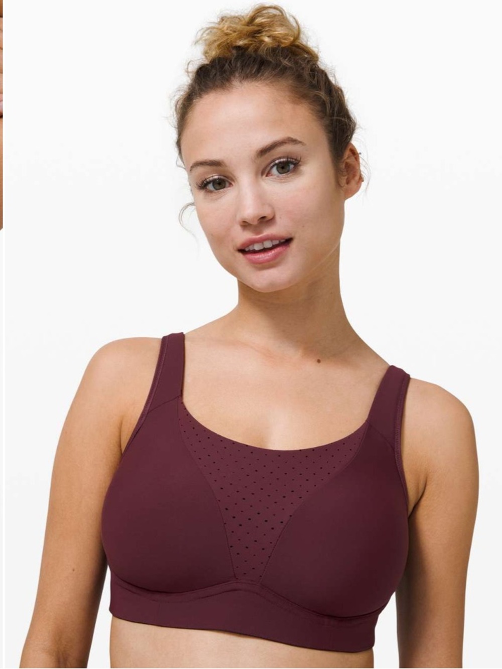 Lululemon Run Times High Support Sports Bra - B-E Cups - Burgundy